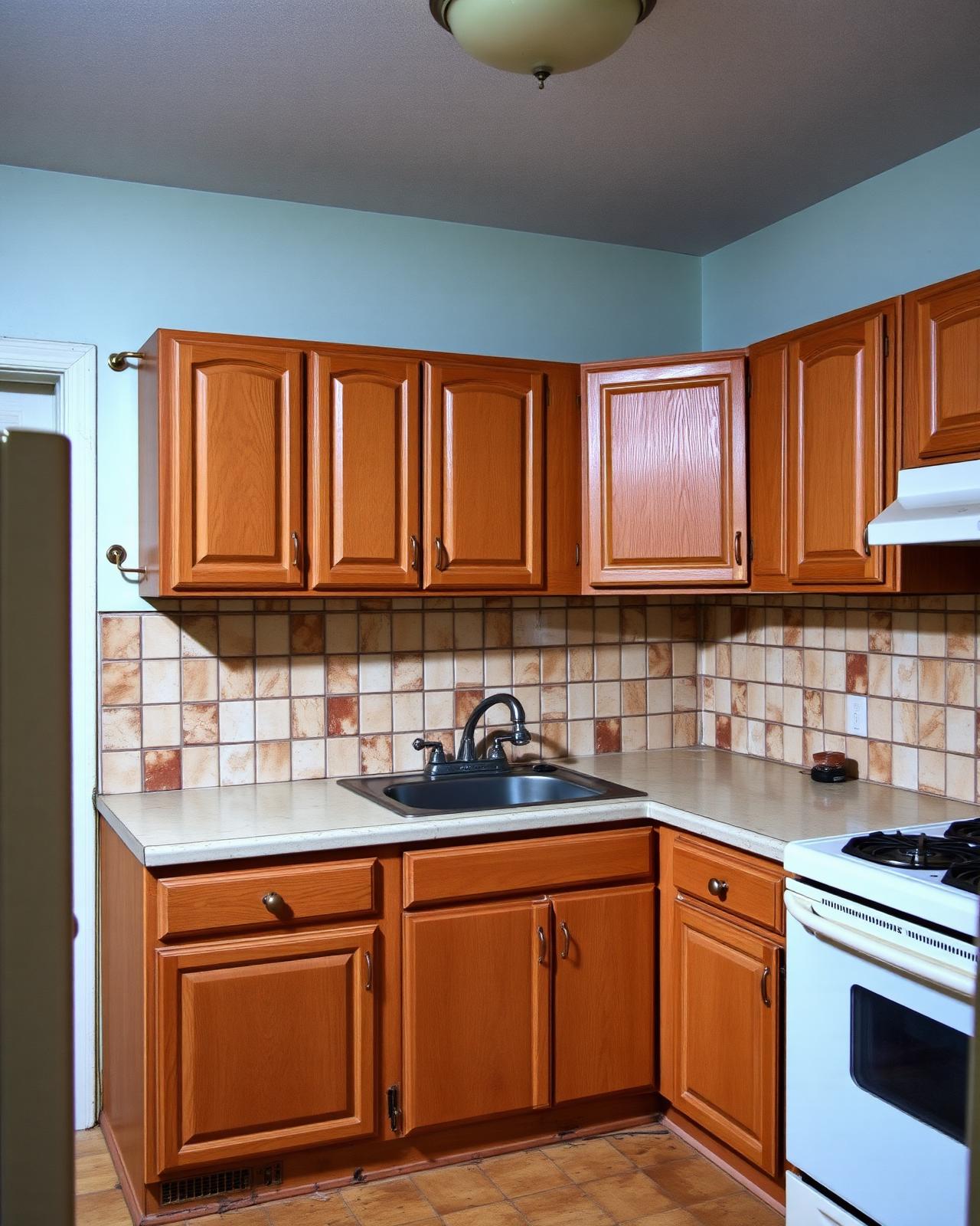 Kitchen before